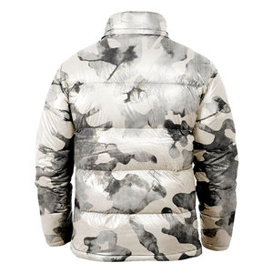 Veste matelassée en sublimation en gros, design imprimé personnalisé, veste d'hiver chaude pour hommes - Product Image 2