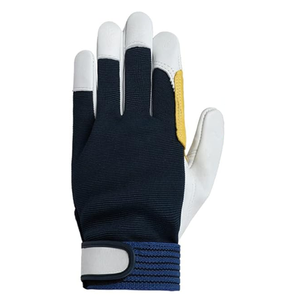 ถุงมือขับรถหนังแกะระบายอากาศสำหรับผู้ชาย, ถุงมือหนังวัวหนังวัวป้องกันไฟฟ้าสถิตย์ - Product Image 3