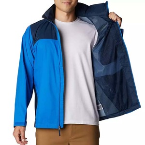 Chaqueta cortavientos informal de primavera para hombre, ropa para hombre, chaqueta cortavientos transpirable estándar de talla grande, logotipo deportivo personalizado - Product Image 1