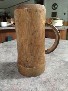 HIGH QUALITY ECO FRIENDLY WOODEN <b>LARGE</b> Tankard Mug <b>Tea</b> Coffee <b>Cup</b> Made of Natural Acacia Wood <b>Cups</b> With Handles - Product Image 3