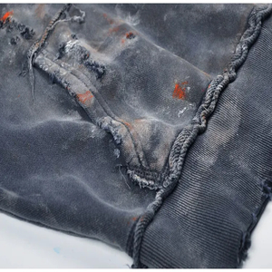 Low MOQ OEM 100% Cotton French Terry Custom Acid Wash <b>Hoodie</b> Vintage Drop Shoulder Washed <b>Hoodie</b> - Product Image 4