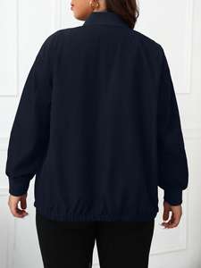 แจ็กเก็ตบอมเบอร์สำหรับผู้หญิงที่ปรับแต่งได้ตามต้องการ - Product Image 4