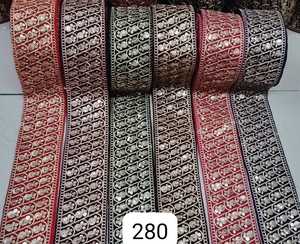 Custom Made Madeloral Embroidered Lace <b>Fabric</b> <b>Trims</b> for Bridal Gowns Lehengas Sarees Couture Outfits Home Decor - Product Image 1