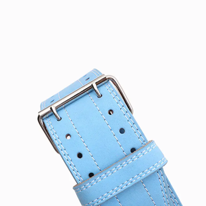 Cinturón de levantamiento de pesas de cuero transpirable con logotipo personalizado, equipo de levantamiento de pesas para entrenamiento de gimnasio y fitness con logotipo - Product Image 4