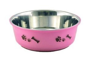 Comedero para mascotas de metal seguro y fuerte con base interior y artística de acero inoxidable para gatos y perros de todos los tamaños - Product Image 6