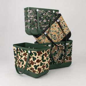Bolsa de mano personalizada de EVA con estampado de camuflaje, impermeable, lavable, con diseño de orificios abiertos, para senderismo, camping y actividades al aire libre, venta al por mayor. - Product Image 1