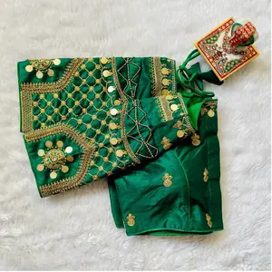 时尚现代风格婚纱最低率重幻影丝绸Khatli作品编码 & Zari作品质量最佳