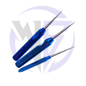 Surgical Skin Breaker Stainless Steel Pointed 3 Types Curved $ Straight Tool for <b>Aesthetic</b> & Medical Use Wenquar Instrument - Product Image 1