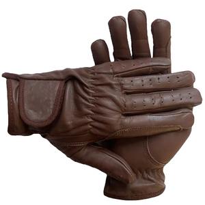 2025 modèles de mode en gros tailles régulières main gauche gants flexibles de golf en peau de chèvre noire - Product Image 6