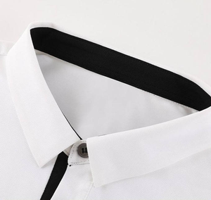 Vente en gros de tissu tricoté en polyester à séchage rapide pour hommes pour polo, brodé sur mesure, avec logo pour l'entraînement de golf et de tennis - Product Image 5