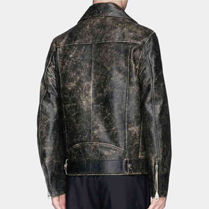Chaqueta de Invierno de Piel de Oveja de Primera Calidad para Hombre, Cortavientos, Transpirable, con Cremallera Larga, Estilo Bomber, Disponible en Diseño Delgado - Product Image 2