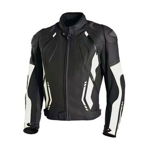 Veste en cuir de course de moto professionnelle pour hommes de haute qualité sur mesure véritable équipement de protection de qualité supérieure respirant CE - Product Image 5