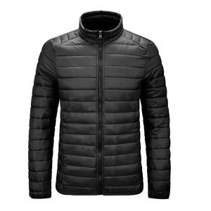 Veste polaire de haute qualité pour hommes Logo personnalisé Streetwear d'hiver Col montant Respirant Nylon Coton Logo personnalisable - Product Image 3