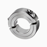 Colliers de tige en acier inoxydable usinés CNC de haute qualité, deux pièces, avec vis de blocage pour tournage, fraisage, prototypage rapide et perçage