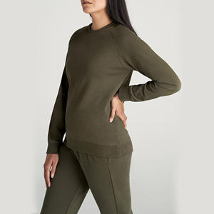 Conjunto Deportivo de 2 Piezas con Logotipo Personalizado Bordado en Felpa Francesa, Chándal de Otoño OEM, Transpirable para Hombre y Mujer - Product Image 2