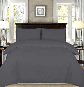 ชุดปลอกผ้านวมย้อมผ้าไมโครไฟเบอร์นุ่มสบายชุดเครื่องนอนสำหรับบ้านผ้าคลุมเตียงผ้าฝ้าย100% - Product Image 4