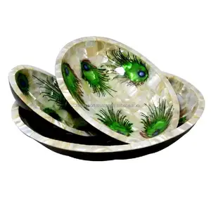 New Arrival Looking Luxury Hotel Catering usage Serving Bowl Mother of Pearl Bowl At Affordable Price from India by RF Crafts