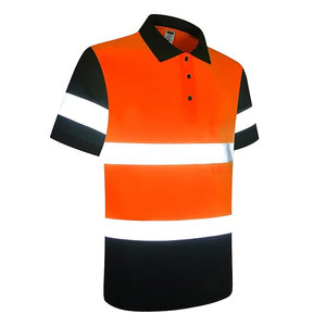 Polo de seguridad industrial unisex para hombre y mujer, Polo de alta visibilidad ajustado y de corte regular, hecho de poliéster térmico - Product Image 6