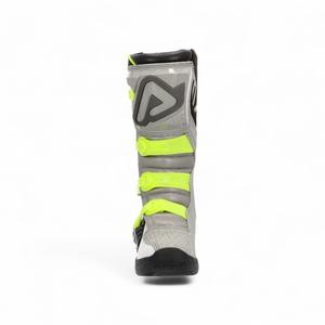 Bottes de cross Acerbis X-Team imperméables en cuir véritable, montantes jusqu'au milieu du mollet, avec embout en acier et fermeture éclair, semelle en caoutchouc, pour l'hiver et l'été - Product Image 4