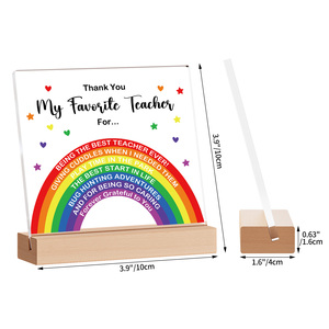 Adornos Acrílicos Transparentes, Decoraciones Acrílicas Personalizadas para el Hogar, Bodas, Días Festivos y Regalos de Recuerdo - Product Image 2