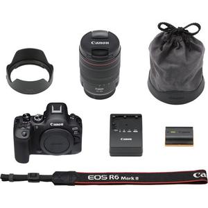 Cámara sin espejo EOS R6 Mark II NUEVA DE CALIDAD con lente de 24-105 mm f/4, sensor CMOS de fotograma completo de 24.2MP - Product Image 2