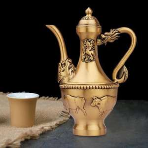 Handcrafted pure <b>copper</b> <b>jug</b> for drinking water with elegant design and premium quality for home and office use durable - Product Image 5