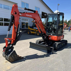 Pour Kubota U35-4 petite mini pelle équipement de Construction en bon état avec poids de fonctionnement de 5 tonnes et chenille de moteur Kubota - Product Image 5