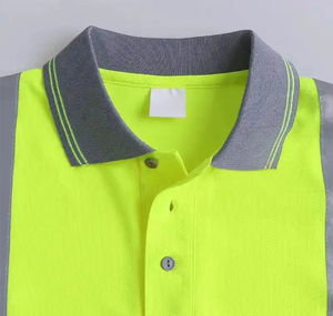 Custom Logo Construction <b>T</b> <b>Shirts</b> Industry Hi-vis Reflective Safety Daily Work Breathable Short Sleeve Pocket <b>T</b>-<b>shirts</b> - Product Image 5