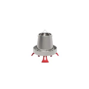Greatest Quality Wholesale Galvanized Metal Leg 5KG 9 Liter Poultry Feeders And Drinkers Chicken