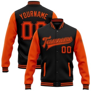 Vente en gros dans l'industrie directe de bombardier décontracté d'hiver personnalisé rose-blanc veste bicolore Varsity Letterman - Product Image 6