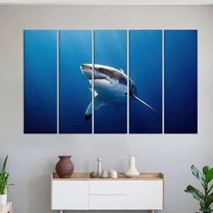 ภาพพิมพ์บนผ้าใบ: อาหารกลางวันบนตึกสูง - ผลงานศิลปะสัญลักษณ์ของนิวยอร์ก ชุดผ้าใบ 5 ชิ้น - Product Image 1