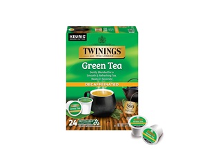 ทวินนิ่งส์ ชาเขียวดีแคฟฟีเนต สำหรับเครื่องชงกาแฟคีริก แบบแคปซูล 24 ชิ้น - Product Image 1