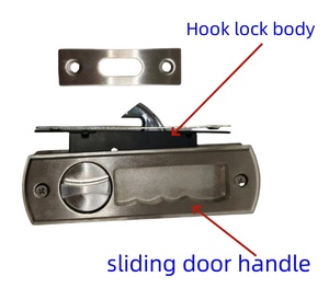 Armoire pliante <span class=keywords><strong>coulissante</strong></span> cachée <span class=keywords><strong>porte</strong></span> cachée serrure en acier avec clé crochet en bois serrure de <span class=keywords><strong>porte</strong></span> pour <span class=keywords><strong>porte</strong></span> d'armoire en verre en aluminium - Product Image 5