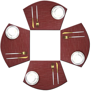 Ensembles de napperons décoratifs en cuir pour la maison et les ustensiles de cuisine et les restaurants au meilleur prix - Product Image 1