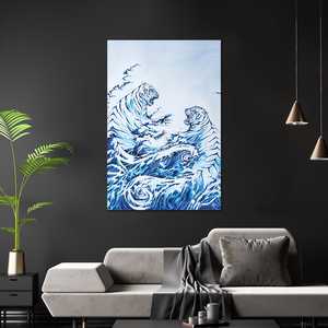 Affiche « Les vagues qui déferlent » de Marc Allante pour décoration murale - Product Image 2