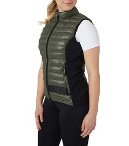 Puffer <b>Vest</b> Soft <b>Fleece</b> Interior Full Zip Closure Ribbed Trim Waterproof Windproof Breathable for Everyday Stable Wear Spring - Product Image 1