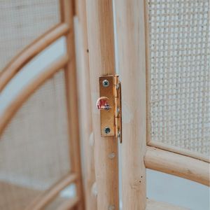 <b>Cheap</b> Price Handwoven Rattan Folding Screen Handicraft Furniture Bohemian Rattan <b>Room</b> <b>Dividers</b> Made in Vietnam - Product Image 6