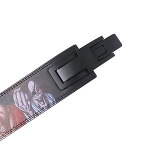 Custom PU Genuine Leather Waist Protective Adjustable <b>Weight</b> <b>Lifting</b> <b>Belt</b> Custom Gym Leather Weightlifting <b>Belt</b> - Product Image 2