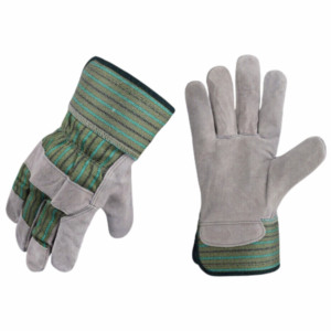 Guantes de trabajo de cuero de vaca de alta calidad Forro de algodón Tamaño XL Seguridad Protección de manos industrial Trabajo Rigger canadiense Cuero - Product Image 6