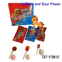 Groothandel Halal BRC 2-in-1 Fruit Lollipop Monster Design Multi-Fruit smaak Harde Snoepjes Suiker Yumiko Merk Kinderfeestje Cadeau Bulk
