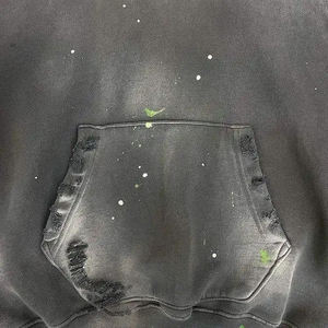 Vêtements de rue de haute qualité pas cher sweat à capuche surdimensionné basique coton mélangé hiver chaud vente en ligne hommes sweat à capuche surdimensionné - Product Image 4