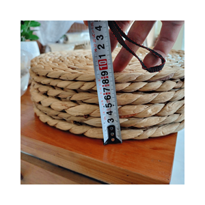 Water Hyacinth <b>Placemat</b> and Cup Mat Set stylish handmade mats, material: woven hyacinth; use: home serving; origin: Vietnam - Product Image 4