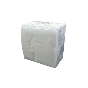 Serviettes blanches 30x30cm 2 plis 100 pièces 48 paquets B2B - Product Image 1