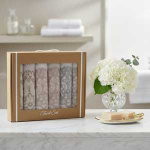 Serviette de bain en coton turc 100% de qualité supérieure, 50x70cm, 390 GSM, durable, douce au toucher, super absorbante, fabriquée en Turquie - Product Image 2