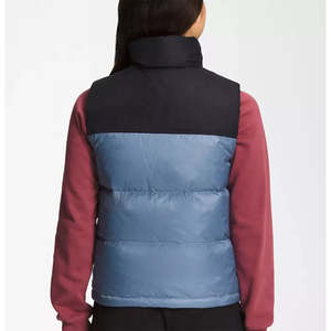 OEM Custom Design Sleeveless Bubble Jacket Winter Outwear Jackets <b>Women</b> Puffer Vest With Custom LOGO - Product Image 3