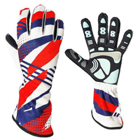 OEM Pakistán proveedor transpirable Go Kart conducción al aire libre karting personalizado carreras guantes F1 guantes Go Kart guantes de buena calidad