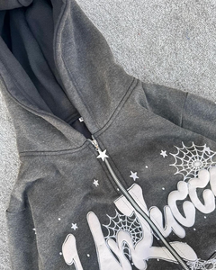 ชุดเซ็ตทรงบาน ซิป ปักลาย พิมพ์ลาย ล้างสีแบบเอซิด ผลิตจากผ้าโพลีเอสเตอร์/คอตตอน ระบายอากาศ แห้งเร็ว เนื้อผ้าหนา สำหรับผู้ชาย สินค้ามาใหม่ เป็นมิตรกับสิ่งแวดล้อม - Product Image 4