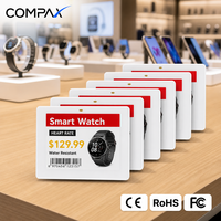 Étiquette de rayon électronique numérique COMPAX personnalisée (ESL) 4,2 pouces IP65, installation facile, économie de main-d'œuvre, prix automatique pour le commerce de détail