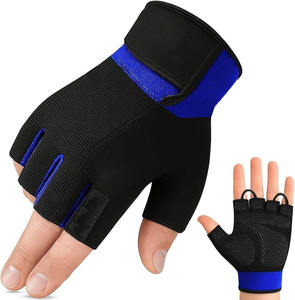 Custom Logo Breathable <b>Fingerless</b> Fitness Gym <b>Gloves</b> <b>for</b> Men & <b>Women</b> Non Slip Weight Lifting Training Workout <b>Gloves</b> - Product Image 1