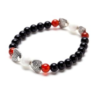 Bán buôn thời trang phụ kiện khuyến mại đá tự nhiên đính cườm pha lê kim loại vòng đeo tay quyến rũ - Product Image 2